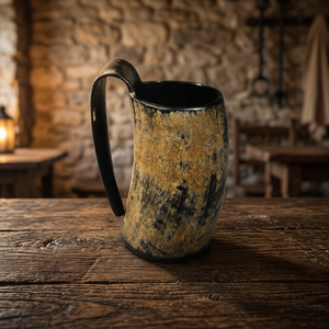 Vaso de chupito de cuerno de buey 100% auténtico, artesanal, personalizable, sostenible, apto para lavavajillas, estilo americano, para cerveza, cumpleaños, hogar - Product Image 1