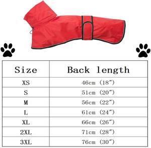 कुत्ते जैकेट शीतकालीन कुत्ते कोट और जैकेट चिंतनशील कुत्ते वर्षा कोट प्रीमियम डिजाइनर - Product Image 2