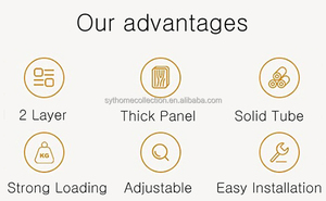 Tavolino Laterale per Divano Regolabile <span class=keywords><strong>in</strong></span> Altezza, Tavolino Moderno con Piano <span class=keywords><strong>in</strong></span> Legno e Struttura <span class=keywords><strong>in</strong></span> Metallo Nero per Uso Domestico - Product Image 6