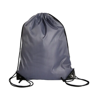 Vente en gros Logo personnalisé Grand sac à dos de voyage en polyester suspendu Sac à chaussures en nylon avec cordon de serrage Style tendance avec dispositif imperméable