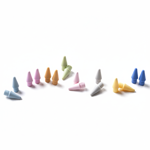 Upgraded Plastic Pencil Tips for Pencil 1st/2nd Gen/iPad Pro/USB-C No Wear Fine Point Precise Control Replacement Nibs