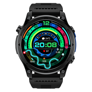 GTH5 Smart GPS Watch for Men and Women Round Sports Watch Waterproof and Flashlight Compass Function - Product Image 5