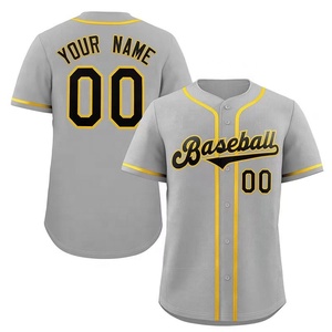Uniformes y camisetas de béisbol para hombre con sublimación de logotipo personalizado para ropa de juegos - Product Image 2