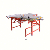 Scie à ruban automatique de haute qualité pour le bois, multifonctionnelle, portable, pliable, à pousser et à tirer, pour le travail du bois et la fabrication de meubles