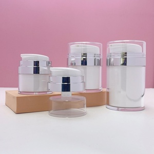 Luxury 15g 30g 50g 100gml Personal Care Cream Airless <b>Jar</b> <b>Plastic</b> Airless Bottle <b>Jar</b> Refillable Cosmetic Airless Pump <b>Jar</b> - Product Image 1