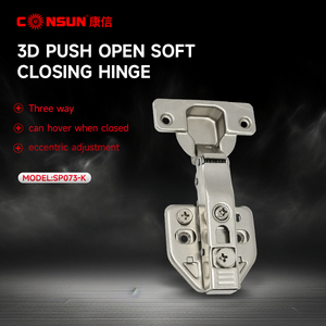 <span class=keywords><strong>Precio</strong></span> barato puertas de gabinete hidráulicas ocultas bisagras normales accesorios de hardware de muebles 3D <span class=keywords><strong>PUSH</strong></span> OPEN SUAVE CIERRE <span class=keywords><strong>BISAGRA</strong></span> - Product Image 2