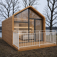 Maisonnette Modulaire Préfabriquée Solaire Autonome Prête à l'emploi pour Projets Hôteliers Airbnb