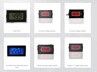 Kepala pengukur tegangan DC 0.56 inci DC4.5V-30.0V Voltmeter Digital LED