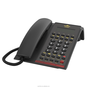 Sachikoo, nuevo diseño moderno, <span class=keywords><strong>teléfono</strong></span> <span class=keywords><strong>fijo</strong></span> de plástico con cable con identificador de llamadas, <span class=keywords><strong>teléfono</strong></span> <span class=keywords><strong>fijo</strong></span> de escritorio de negocios para uso doméstico o hotelero - Product Image 1