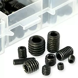 400pcs Hex Socket Set <strong>Screws</strong> M3 M4 M5 M6 M8 Steel Internal Hex Drive Cup-Point Headless Set <strong>Screws</strong> for <strong>Door</strong> <strong>Handle</strong> - Product Image 5
