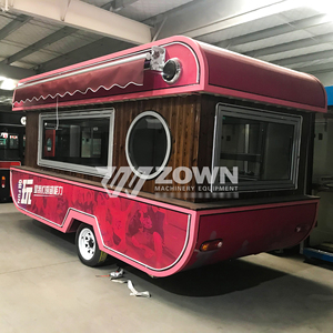 Food Truck <b>Coffee</b> Trailer Street Vendor Food Van <b>Coffee</b> Hotdog Cart <b>Small</b> Vintage Food Trailer Truck Creative Design - Product Image 2