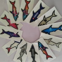 Autocollant en colle cristalline 3D personnalisé avec logo Paul and Shark, étanche, écologique, taille personnalisée, décoration de dessin animé, vente en gros