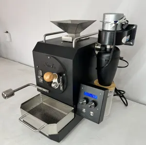 Coador elétrico de grãos de café, máquina de aquecimento elétrica com 300g para grãos de café