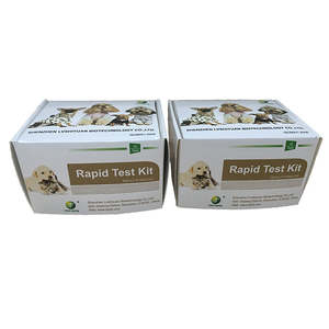 Kit de test rapide 2 en 1 pour l'antigène du virus de la maladie de Carré canine et du parvovirus pour animaux de compagnie, <span class=keywords><strong>diagnostic</strong></span> vétérinaire - Product Image 3