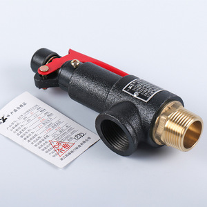 Válvula de seguridad A27W-10T de 10 bar, roscada, ajustable, para alivio de presión en calderas de vapor, agua y aire. - Product Image 1