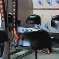 Cabine de peinture automatique IMLUCKY PLC pour casques de moto en acier, avec revêtement électrolytique et pulvérisation, équipement de peinture de haute performance