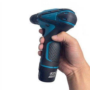 12V Lithium Ion Electric Drill Variable Speed <b>Brush</b> Motor Household Cordless <b>Power</b> Drill Set - Product Image 4