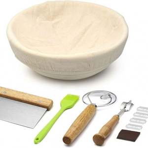 Kit de paniers de levage pliables Raybin pour la pâte au levain, fournitures de boulangerie, ensemble de paniers de levage en silicone pliables pour la pâte au levain - Product Image 6