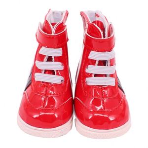 Accessoires pour poupées de 18 pouces, chaussures laser, bottes en <span class=keywords><strong>cuir</strong></span> pour poupées de 43 cm - Product Image 3