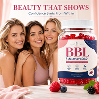 Complément alimentaire BBL Gummies en Swahili pour les fesses et les hanches, suppléments de santé BBL Gummy Maca, marque privée, fabrication OEM ODM, fournisseur d'usine