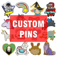 Épingles de revers personnalisées avec logo, émail souple ou dur, faible MOQ, plaquées, avec impression UV, mignonnes, style anime et dessin animé, pour chapeaux et vêtements