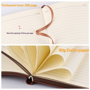 Cuaderno Grueso <span class=keywords><strong>de</strong></span> Estilo Chino Retro, Diario Artístico y Exquisito, Libreta con Cubierta <span class=keywords><strong>de</strong></span> Cuero Creativa y Gruesa, Regalo - Product Image 4