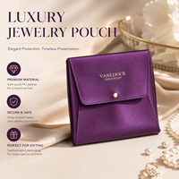 Étui de rangement de luxe pour bijoux, pochette anti-emmêlement, organiseur de voyage portable pour colliers et boucles d'oreilles, personnalisable