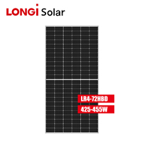 Panneaux solaires GTJ-106 LONGI 435W, cadre noir, 440W 445W 450W, panneau solaire mono, prix, série LR4-72HPH-440M, vente chaude en Thaïlande