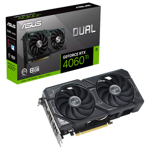 การ์ดจอเกมมิ่ง GeForce RTX 4060 Ti 8GB GDDR6 รุ่นที่ 4 พร้อม Tensor Cores รองรับพัดลม 9 ตัว สำหรับ 9 Fan DUAL RTX 4060 TI 8G - Product Image 1