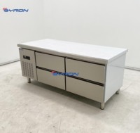 Tiroir de réfrigérateur d'établi d'acier inoxydable avec le robinet et l'évier