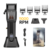 Neue leistungs starke bürstenlose Hochgeschwindigkeits-Akku-Trimmer für Männer Magnetischer Haars ch neider Kit Haars chneide maschinen für Männer Professional