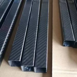 <span class=keywords><strong>Tube</strong></span>/tige carré en fibre de carbone 22x25mm pour la fabrication de queues de billard | Longueur de 1000mm | Haute résistance et faible déformation - Product Image 2