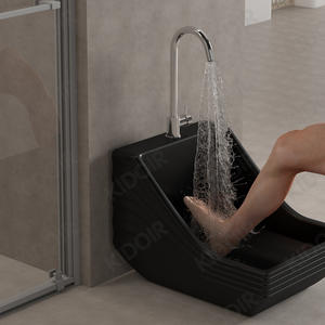 Baño musulmán moderno de lujo, estación de cuenco de lavado de pies Wudu de cerámica con grifos para mezquita Masjid Wudu, oración <span class=keywords><strong>Becken</strong></span> Islamisch - Product Image 2