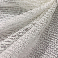 Tissu de rideaux voilages blancs en polyester IFR personnalisés en gros de Chine