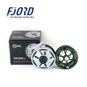 Carrete de pesca de alta calidad FJORD OEM, pesca con mosca, carrete de rueda clásico de Metal completo, pesca de agua salada, cenador grande - Product Image 1