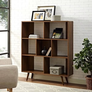 <strong>Mid</strong> <strong>century</strong> Home <strong>Bookshelf</strong> Modern Wood Cabinet <strong>Bookshelf</strong> for Living Room - Product Image 1