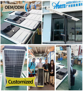 Lampadaire solaire intégré extérieur Anern avec caméra - Product Image 5