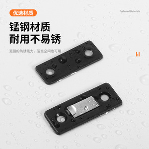 Loquet de porte magnétique en acier inoxydable, ultra fin, de type dissimulé, pour portes d'armoires, de cuisines et de placards - Product Image 1