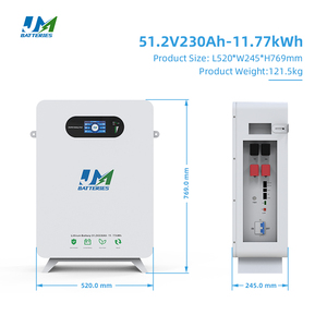 โรงงาน JM ผลิตแบตเตอรี่ลิเธียมแบบแยกส่วน OEM ความจุ 51.2V 230Ah แบบติดตั้งบนพื้น 12kWh สำหรับเก็บพลังงานแสงอาทิตย์ภายในบ้าน - Product Image 5