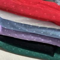 Tissu en tulle anti-moustiques doux 100 % polyester pour robe de mariée, tissu jacquard en maille pour vêtements, certifié OEKO-TEX, personnalisable