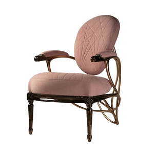 Mobilier contemporain élégant <span class=keywords><strong>Fauteuil</strong></span> d'Appoint pour Salon en Laiton Bronze <span class=keywords><strong>Fauteuil</strong></span> d'Appoint Unique en Velours Rembourrage Papillon pour la Maison - Product Image 2