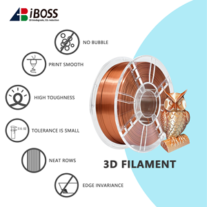 Filamento para Impresora 3D Iboss Silk Copper de Alta Calidad, 1 kg, PLA Plus con Resistencia Mejorada, 1.75 mm - Product Image 4
