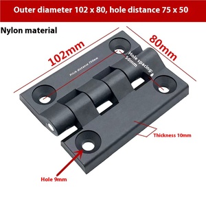 Hardware de bisagra de plástico de nailon de aleación de <span class=keywords><strong>zinc</strong></span> Moldes de bisagra ocultos industriales para gabinete eléctrico Categoría de producto de aluminio - Product Image 6