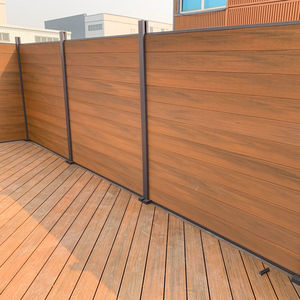 Clôture <span class=keywords><strong>de</strong></span> jardin moderne 3D à bandes verticales pour l'extérieur, 1,8 m x 6 x 8 pi, en alliage d'aluminium durable, facile à assembler - Offre Spéciale - Product Image 2