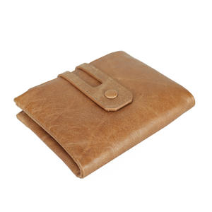 Lichee motif peau de vache en cuir véritable RFID protégé étui à rabat suspendu fermeture portefeuille sac à main Pocketbook Billfold - Product Image 6