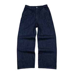 Pantalon en denim brut japonais vintage de haute qualité personnalisé TOPSHOW, jean ample pour homme - Product Image 1