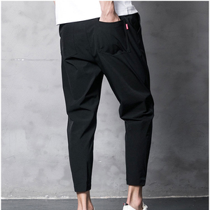 Pantaloni Harem Nuovi all'Ingrosso, Gamba Dritta, Snellenti, Casual, Pantaloni Neri da <span class=keywords><strong>Uomo</strong></span> - Product Image 4