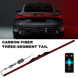 Feu arrière de coffre à trois étages de 130 cm - Logo personnalisé, feu stop LED dynamique avec télécommande pour <span class=keywords><strong>voiture</strong></span>, camion, SUV - Product Image 2