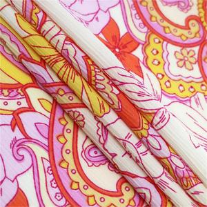 Hoa mẫu in satin Crepe vải 100% polyester vải cuộn cho thăng hoa in ấn - Product Image 2