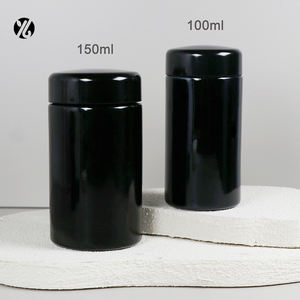 Offre Spéciale 100ml 150ml bouteille en verre ultraviolet UV noir Mir sur bocal en verre foncé UV supplément stockage des aliments pots de crème bouteille de thé - Product Image 2